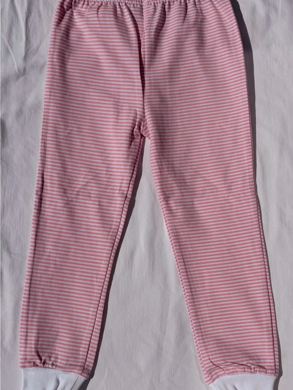 Classic Whimsy Baby Lamb pink striped pajama set sz 4T NWT